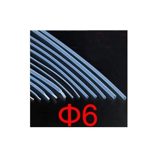 New 6mm diameter PTFE heat shrink tube, F4 heat shrink tubing,heat shrink,TFE ETFE Hot shrinkable tube hose pipeTransparent