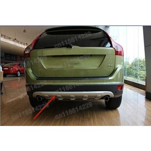 Front+Rear Bumper Diffuser Bumpers Lip Protector Guard skid plate ABS Chrome finish For VOLVO XC60 2008 2009 2010 2011 2012 2013