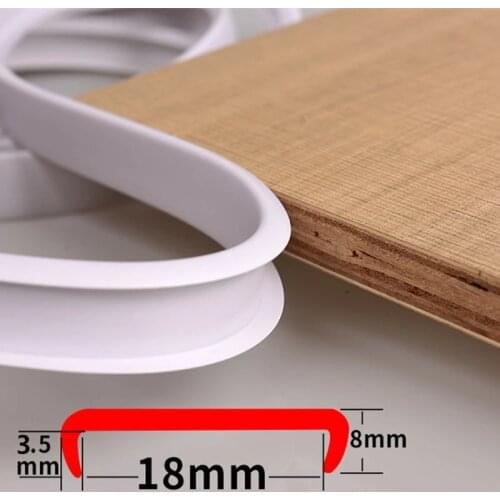 2 Meter Self Adhesive Edge Banding for Wood Furniture Wardrobe Wine Cabinets Desk Etc Edge Guard Strip Decoration PVC Edge Tape