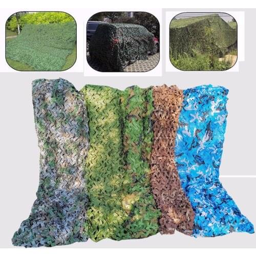 2x10m 3x4m Hunting Military Camouflage Nets Woodland Army Camo training netting Car Covers Tent Shade Camping Sun Shelter