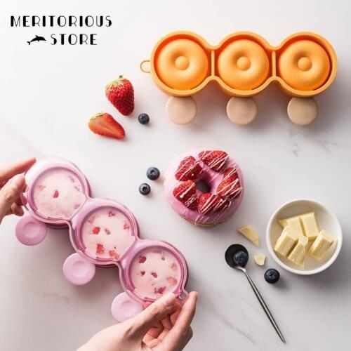 Silicone Ice Cream Mold with Sticks Popsicle Molds with Lid DIY Homemade Ice Lolly Mold Ice Cream Popsicle Ice Pop Maker Mould