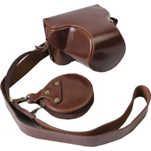 High quality PU Leather Case Camera bag cover for Fujifilm fuji X-A5 X-A10 XA20 XA5 cameras shell with Bottom Battery Opening