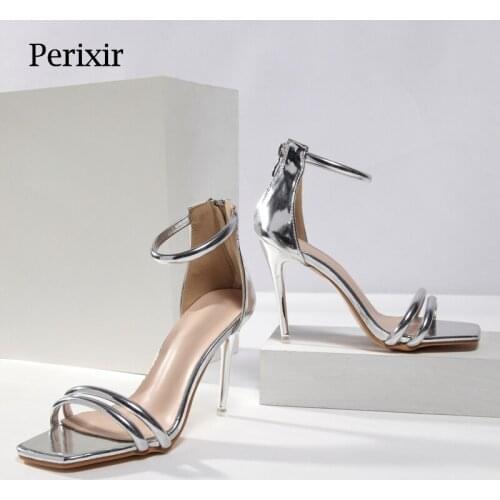 Perixir Sexy sandals women European and American fashion new word strap stiletto sandals sandals women 2020