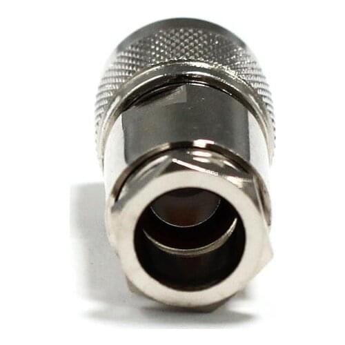 100pc N male plug RF Coax Connector Clamp RG8,RG213,LMR400 Cable Straight Nickelplated NEW wholesale