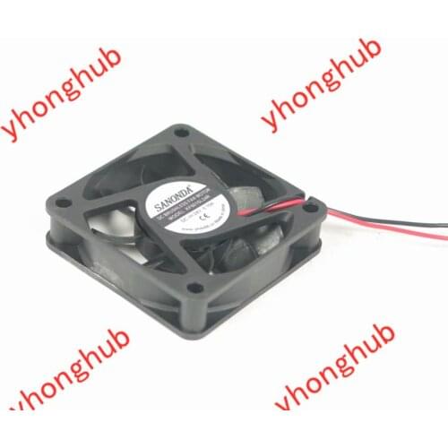 SANONDA KF6015L24R DC 24V 0.1A 60x60x15mm 2-Wire Server Cooling Fan