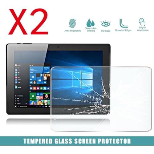 2Pcs Tablet Tempered Glass Screen Protector Cover for Chuwi HI10/HI10 Pro Full Screen Coverage Explosion-Proof Screen