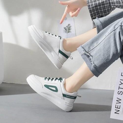 2021 Platform White Sneaker Women Vulcanize Shoes Sport Casual Clunky Flats Zapatillas Mujer Chaussure Femme Zapatos Summer Gray