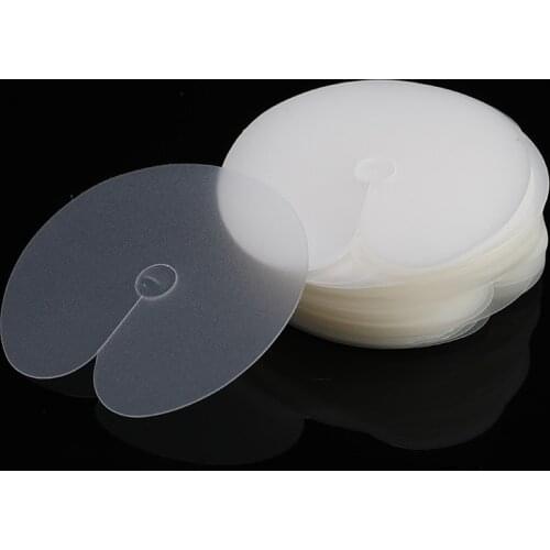 50/150PCS Round Hair Heat Protector Shields Heat Insulation Sheet Protector Shield Scale Hair Accessories Connectors Extensions