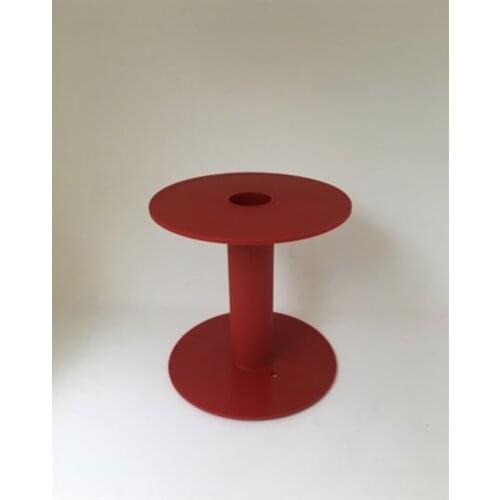 64Pcs 140mm/130mm Plastic Spools Wheel Red Empty Wire Bobbins Round for Beading Cord String Ribbon Jewelry Accessories