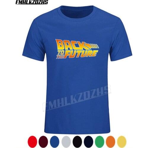 Back to the Future Classic Movie Series Cotton T-shirt Men Personality Creative Novelty Short Sleeve Plus T Shirts XS-3XL T230