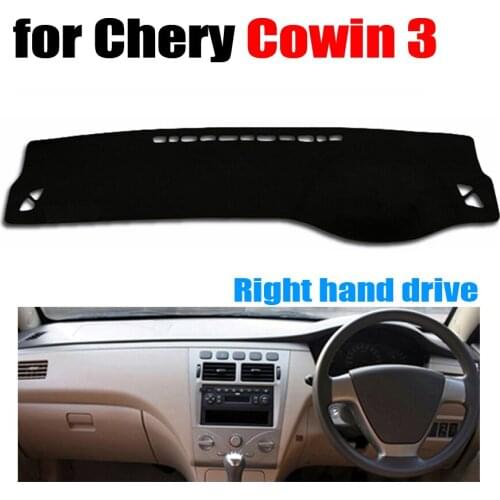 Car dashboard covers mat for Chery COWIN 3 all the years Right hand drive dashmat pad dash cover auto dashboard accessories
