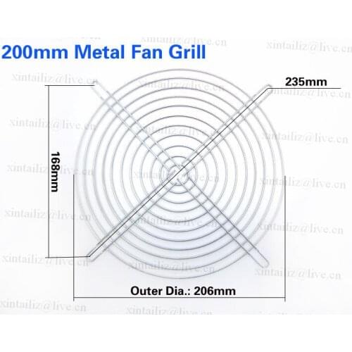 [Grill-200mm]100pcs 200mm*200 welded fan guard grill net filter 8inches fan screen guard metal grill