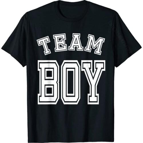 Team Boy Baby Shower Gender Reveal Blue T-Shirt T Shirt Casual Latest Cotton Tops & Tees Summer For Men