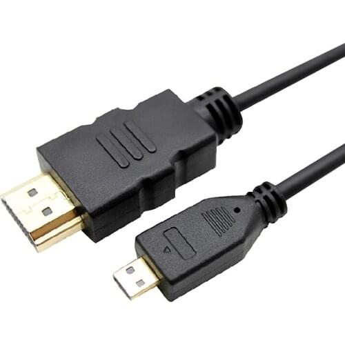 HDMI-compatible to MICRO HDMI-compatible D male for SONY DSC-RX10 IV RX100 III V RX100M2 RX100M4 / 3D / V1.4 / 4K 3840 x 2160