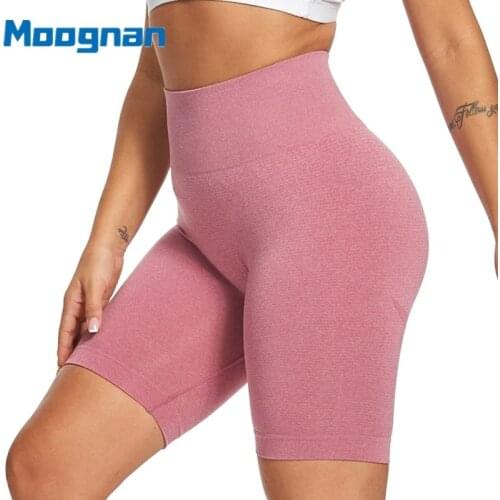 Jstong 2020 New Sports Seamless Shorts Women Push Up High Waist Fitness Shorts Female Slim Workout Short Pants Dropship