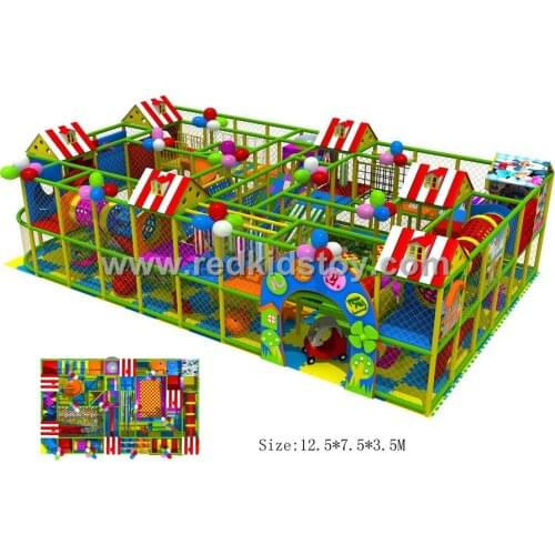 Beautiful Indoor Play Set CE Certified Indoor Playground Direct Factory Parque De Juegos Infantil HZ-50602a