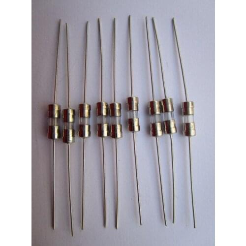 3.6x10mm T8A Slow Bow Miniature Glass fuses with Fine wire 2400 pcs per Lot