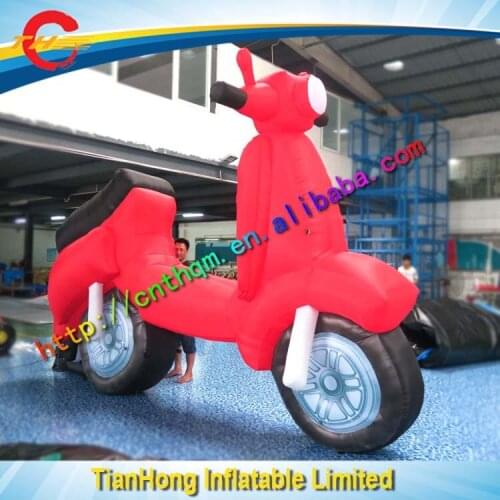 Free shipping 4mLX3mH inflatable motor model / inflatable motorcycle / motorbike inflatable balloon for advertising display