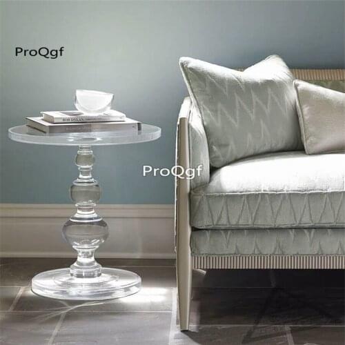 Ngryise 1 set Minshuku transparent acrylic 42*42*60cm table