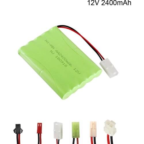 12v 2400mah NI-MH AA Battery 12v RC battery pack for RC toy Car Boat model robot high capacity nimh battery free shipping