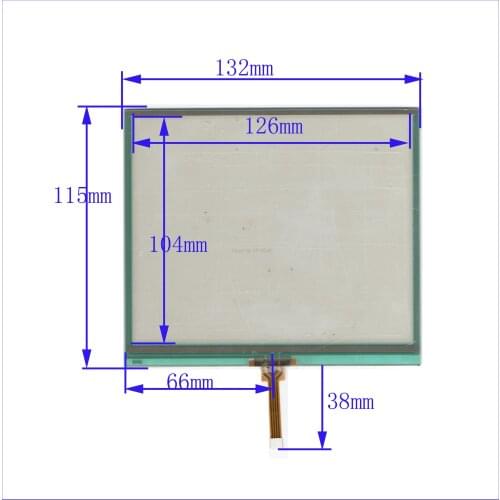 Wholesale 132*115mm suitable 10pcs/lot 4lines resistance screen this is compatible blass suitable 132mm*115mm