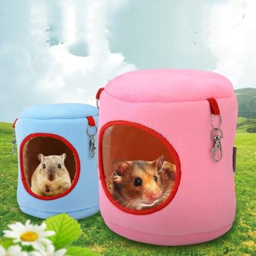 Hamster Hanging Hammock Cage Bed Warm Cotton Soft Rate Cage Sleeping Nest Bed Hedgehog Small Animals Supplies