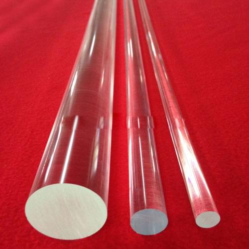 300mm Length 2mm-25mm diameter high quality transparent acrylic round bar PMMA rod