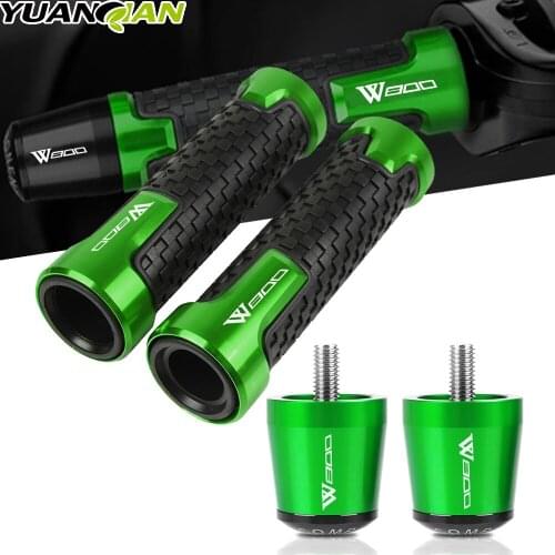Motorcycle CNC Handlebar Grips Handle Bar Ends plug For KAWASAKI W800 W 800 SE 2012-2021 2013 2014 2015 2016 2017 2018 2019 2020