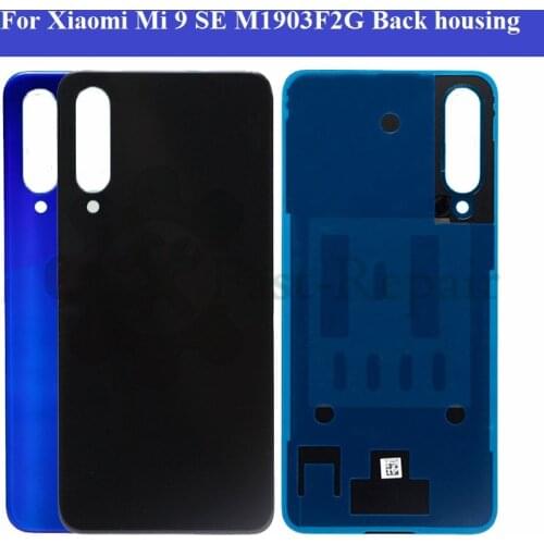 For Xiaomi Mi 9 SE Back Battery Cover Rear Door Housing Case Glass Panel 9 SE Replacement For Xiaomi Mi9 Se Battery Cover