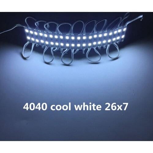100pcs DC12V 4040 2 LED Modules IP65 Waterproof Led Backlight for Signage billboard Mini led module