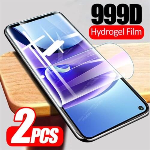 2pcs Full Curved Hydrogel Soft Film For Xiaomi Redmi Note 9T 5G Redme Redmy 9 T Protective Screen Protector Not Tempered Glass