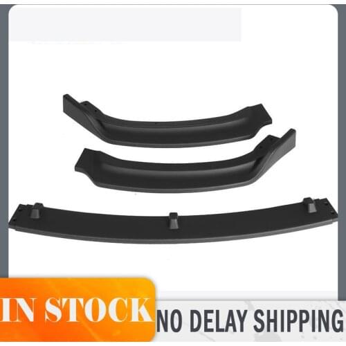 3pcs Car Front Bumper Splitter Lip Spoiler Three-section Front Lip Front Shovel Parts For BMW 3 Series Luxury F30 F35 2013-2019