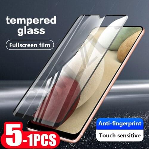 5-1Pcs tempered glass for Samsung Galaxy A01 A02s A11 A12 A21s A22 A31 A32 A41 A42 A51 A52 A71s A72 A91 phone screen protector