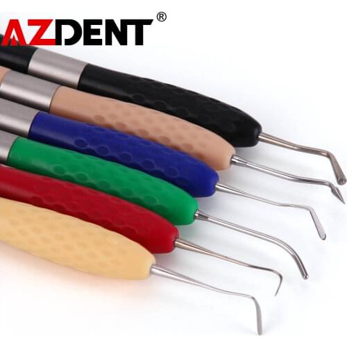 6pcs/Kit Dental Resin Filler Aesthetic Restoration Kit Fit For LM Resin Knife Plastic Dresser With Silicone Handle High Quality