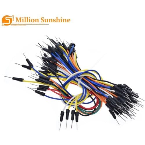 65pcs Jump Wire Cable Male to Male Jumper Wire for Arduino Breadboard EC9