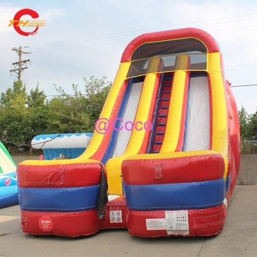 Free ship to sea port! 2018 Factory price giant inflatable water slide for sale,double lanes inflatable water slide
