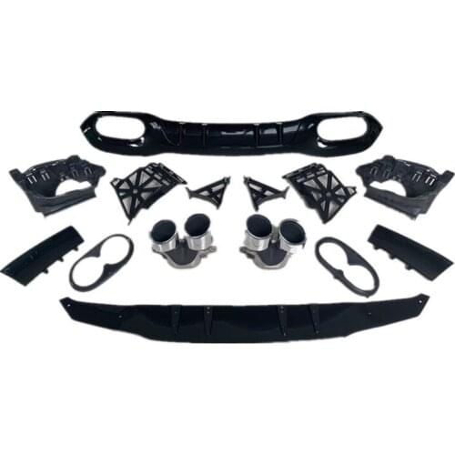 Crazy2021 Fit For Mercedes Benz a Grade W177 A180 A200 A220 2019 Amg Lip Tail Throat Modification A35 A45