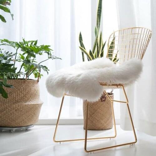 CX-D-112 Throw Rug Australian Sheepskin Hairy Carpet for Living Room Bedroom Area Rugs