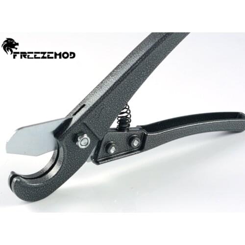 FREEZEMOD Hard Tube Cutter Tool Acrylic/PETG/PMMA Scissors Gray SteelFor PVC Tube Silicone Universal Water Cooler Tool Parts