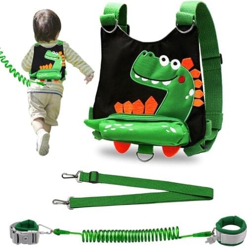 Wearproof Toddler Leash Anti Lost Wrist Link Safety Harness Strap 3 in 1 for Mom 13-30 Months Baby Safety Harness H3CD