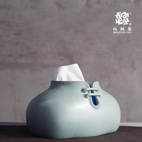 Nordic Marble Tissue Box Nordic Creative Cute Napkin Retro Retro Holder Car Rolling Tray Servilletero Tissue Boxes BY50TB