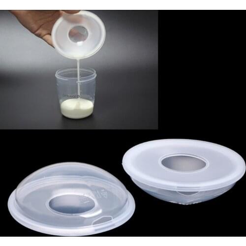 Reusable Portable Breast Feeding Collector Prevent Leakage Milk Breast Pump C5AF