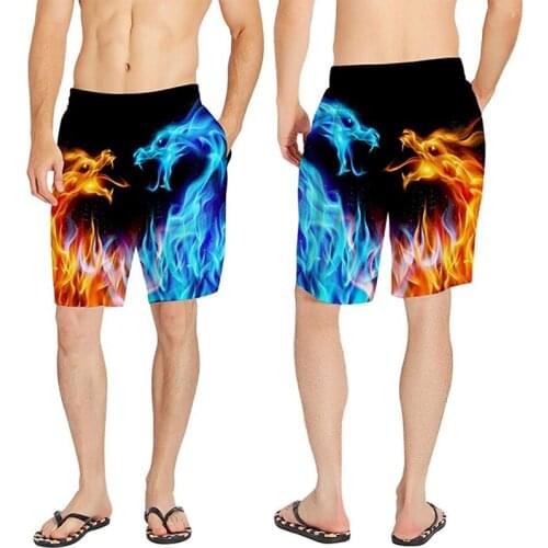 Mens 3D Print Board shorts 2021 New Beach Holiday Bathing Suit Swim Trunks Male/Female Summer Casual Jogger Sports Shorts