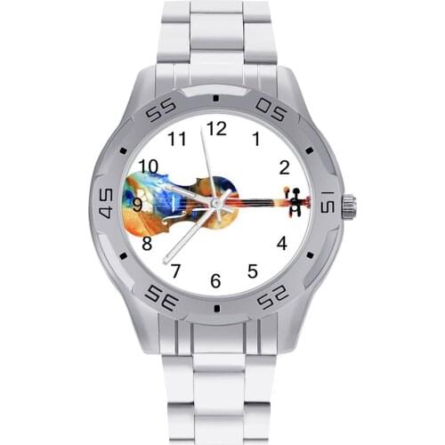 Music Quartz Watch Silent Ladies Wrist Watch Design Steel Outdoor High Quality Wristwatch