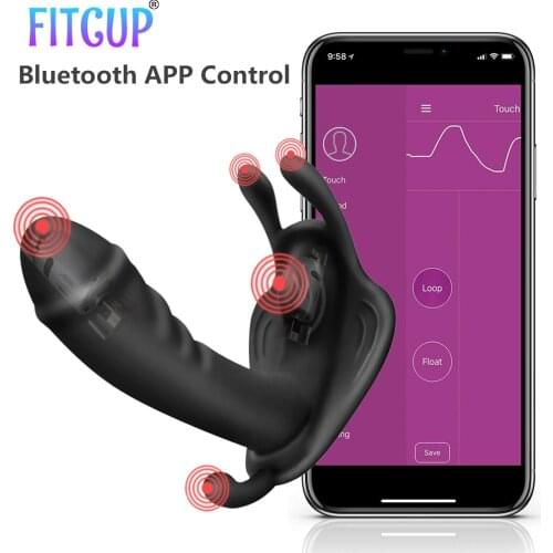 New APP Bluetooth Wearable Rabbit Vibrator Dildo for Women clitoris Vagina Massager Female Good Sex toys for Adult 18 Couple