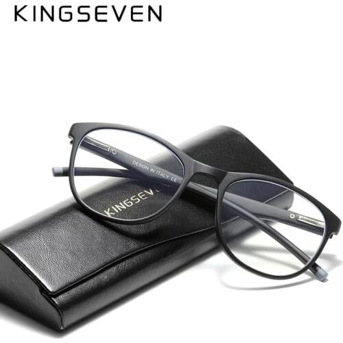 KINGSEVEN Anti Blue Light Optical Glasses For Women Radiation Ray Blocking Computer Gaming Eyeglasses Frames
