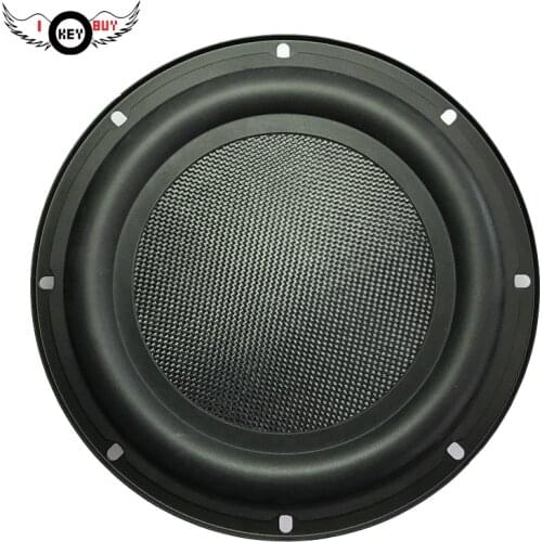 1PC DIY 12 Inch Audio Speaker Rubber Altavoz Portatil Passive Radiator Auxiliary Bass Boost Column Speakers with Frame for Music