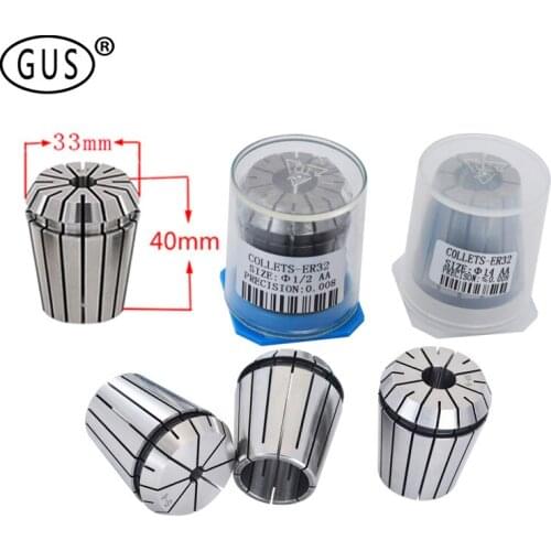 1 pcs ER32 ER40 Accuracy 0.008mm ER spring collet chuck For CNC Engraving Machine Lathe Mill Tool holder and Spindle Motors