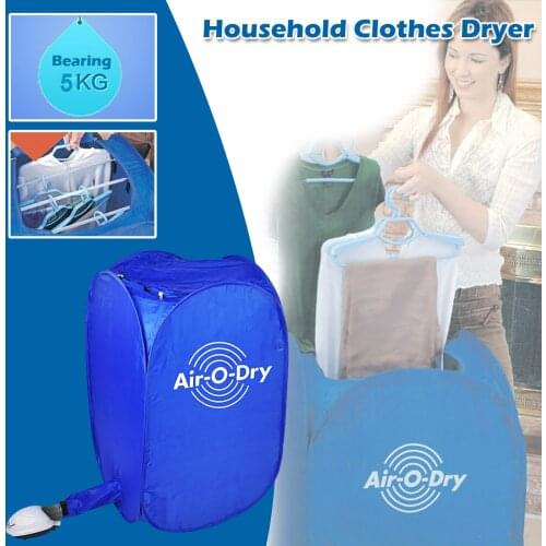 Portable Electric Clothes Dryer Folding Mini Travel Quick Drying Clothes Warm Air Cloth Dryer Wardrobe Storage Cabinet#db4