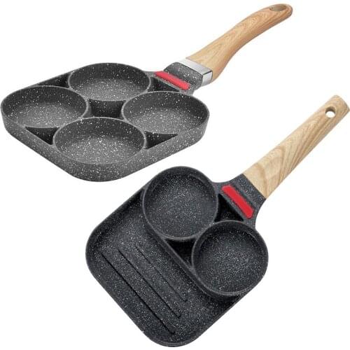 Non-Stick Egg Frying Pan Pancake Pan Burger Steak Omelette Pan Skillet for Breakfast